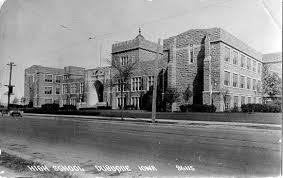 An early view of Dubuque Senior High School