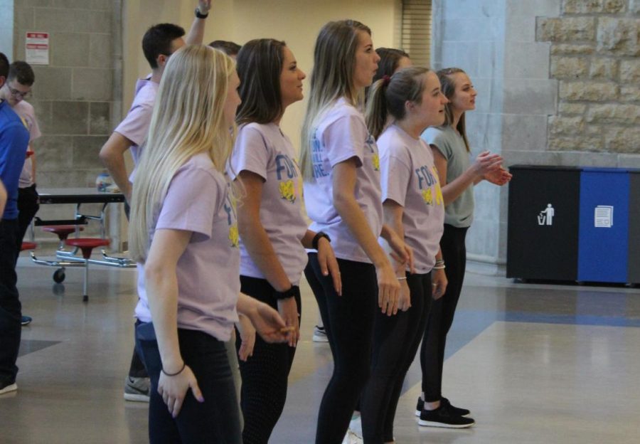 Students learn and practice the Morale Dance. The dance is done to a compilation of songs and is performed several times throughout the evening.
