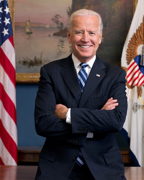 Joe Bidens official portrait, taken in 2013